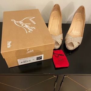 Christian Louboutin Python Roccia Gorgeous heels